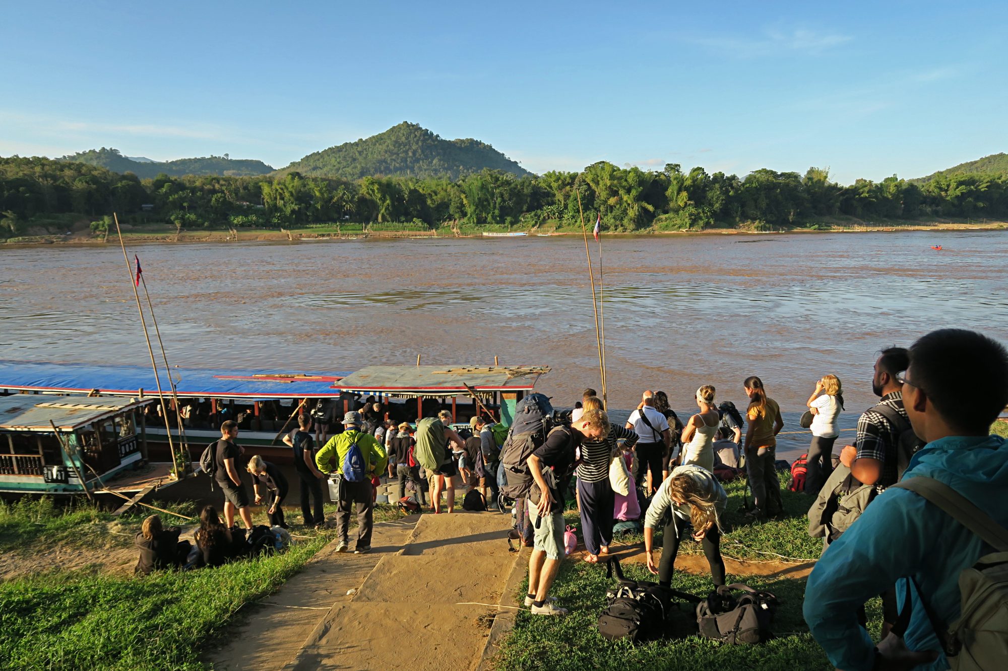 mekong luang prabang ausstieg slow boat