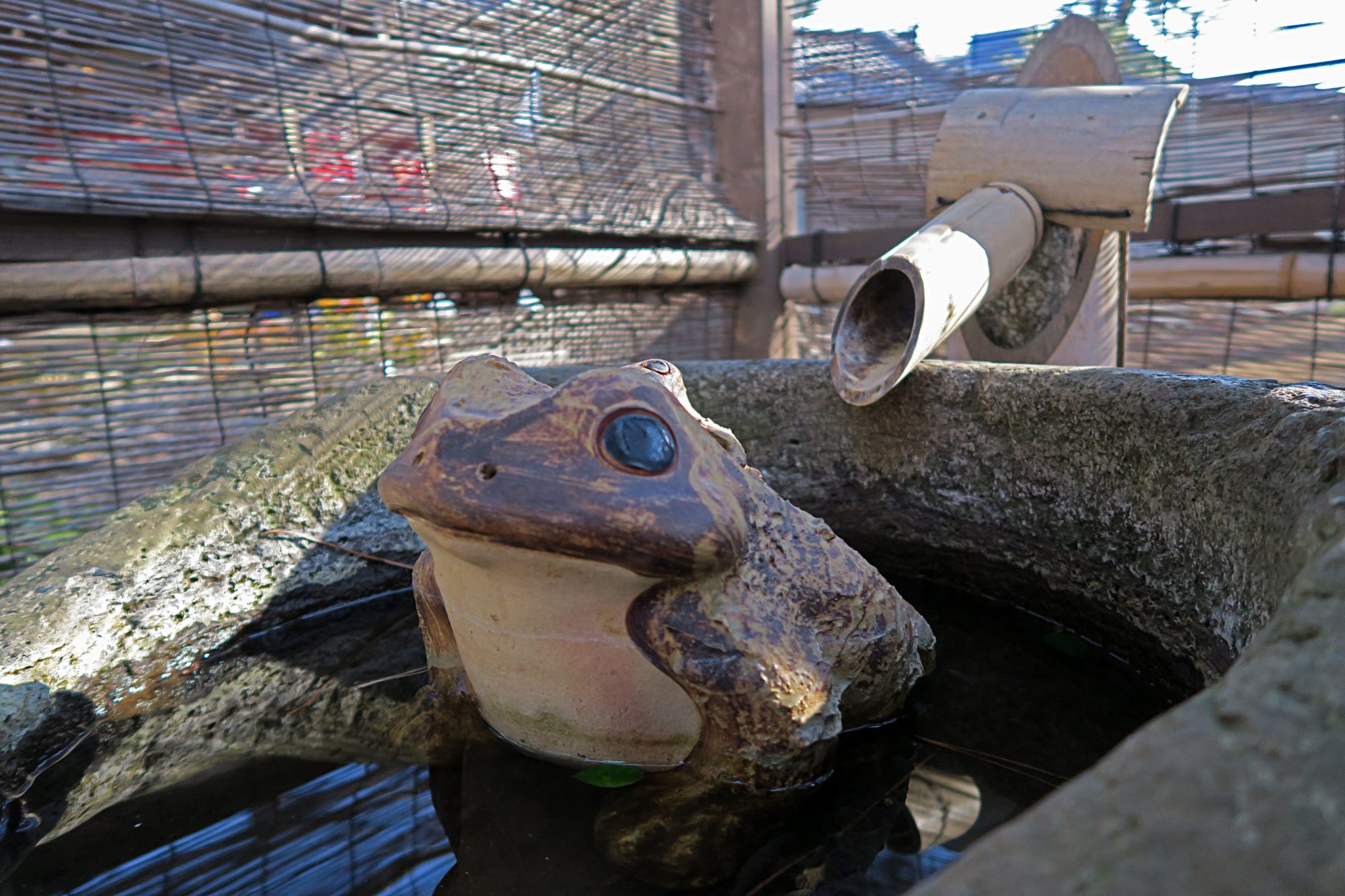 Soji ji - Frosch Statue